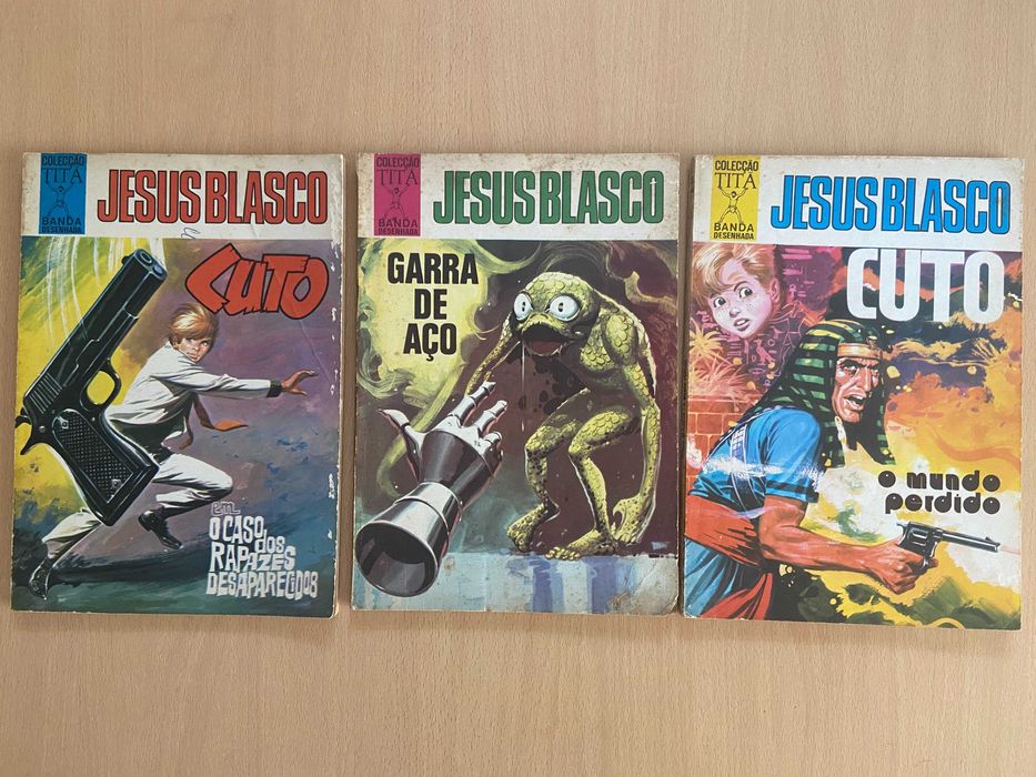 Jesus Blasco (Vol I,II e III) Coleção TITÃ - Ed. Portugal Press (1973)