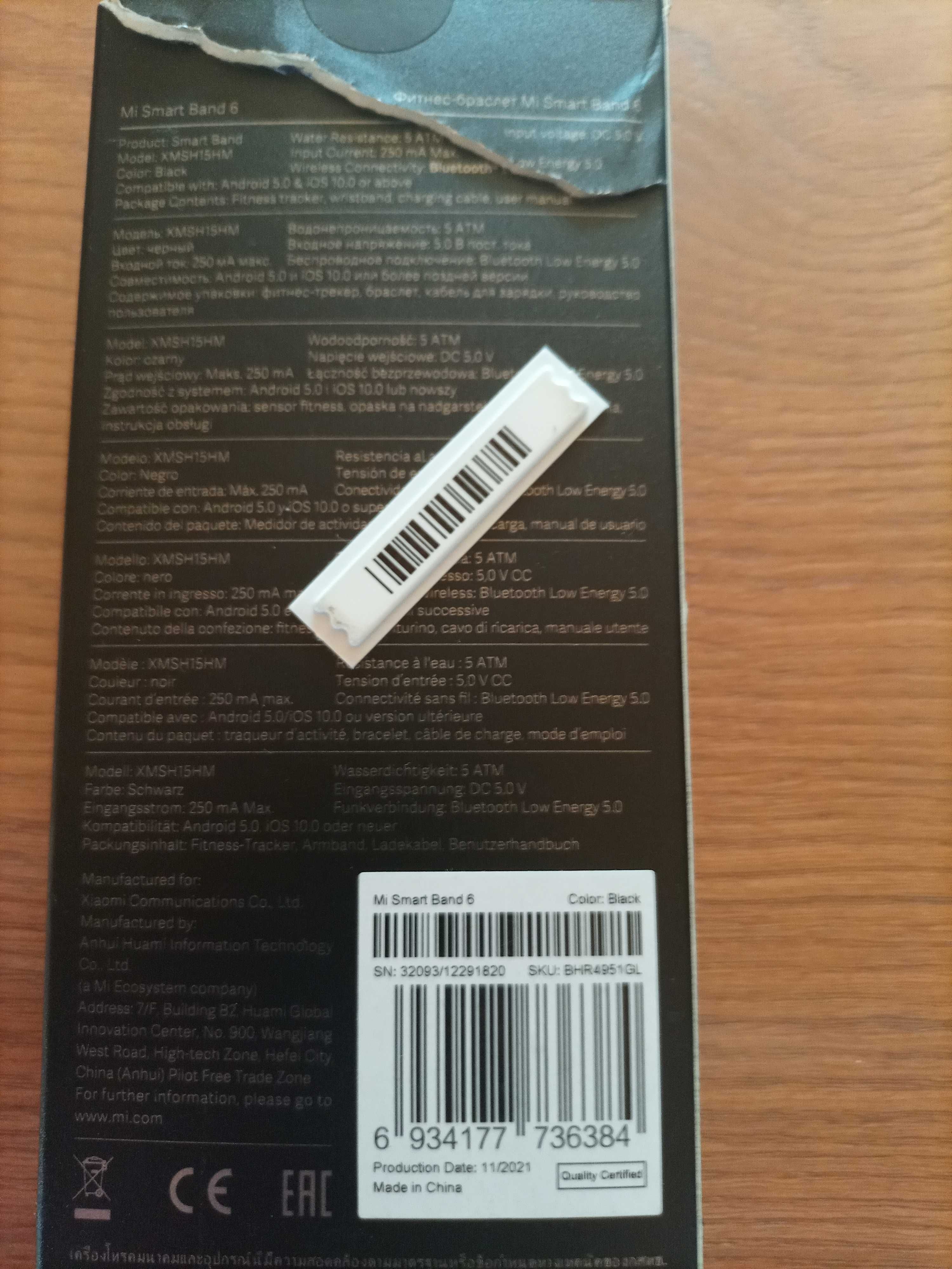 Opaska  Mi Smart Band 6