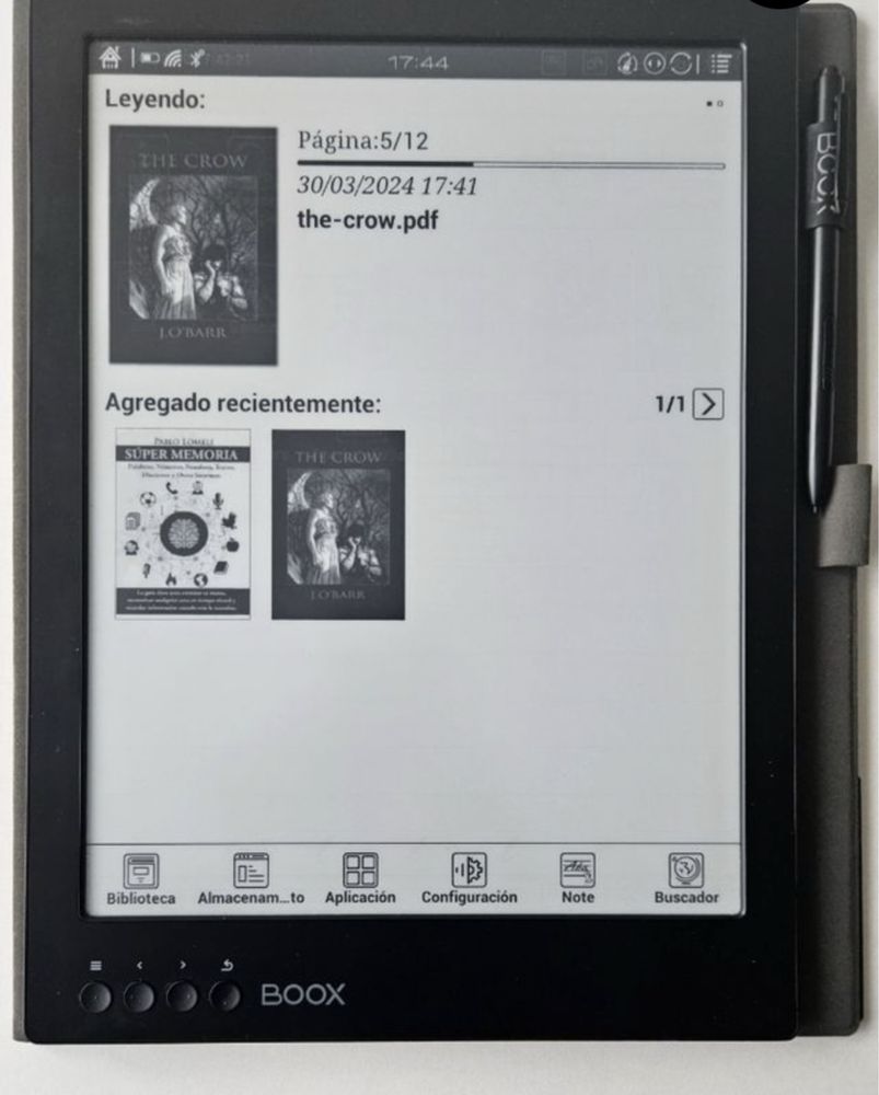 Boox Max e-reader ebook