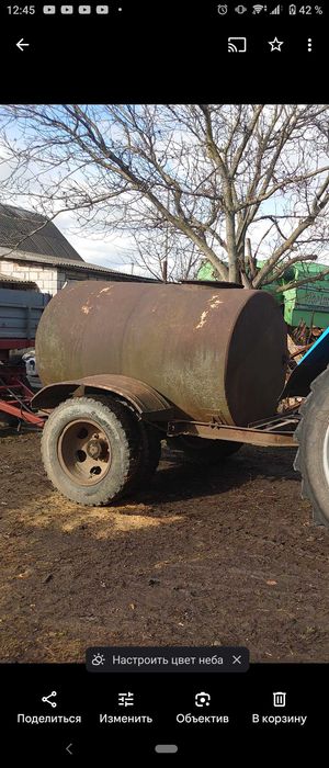 Бочка на колесах 3 м3