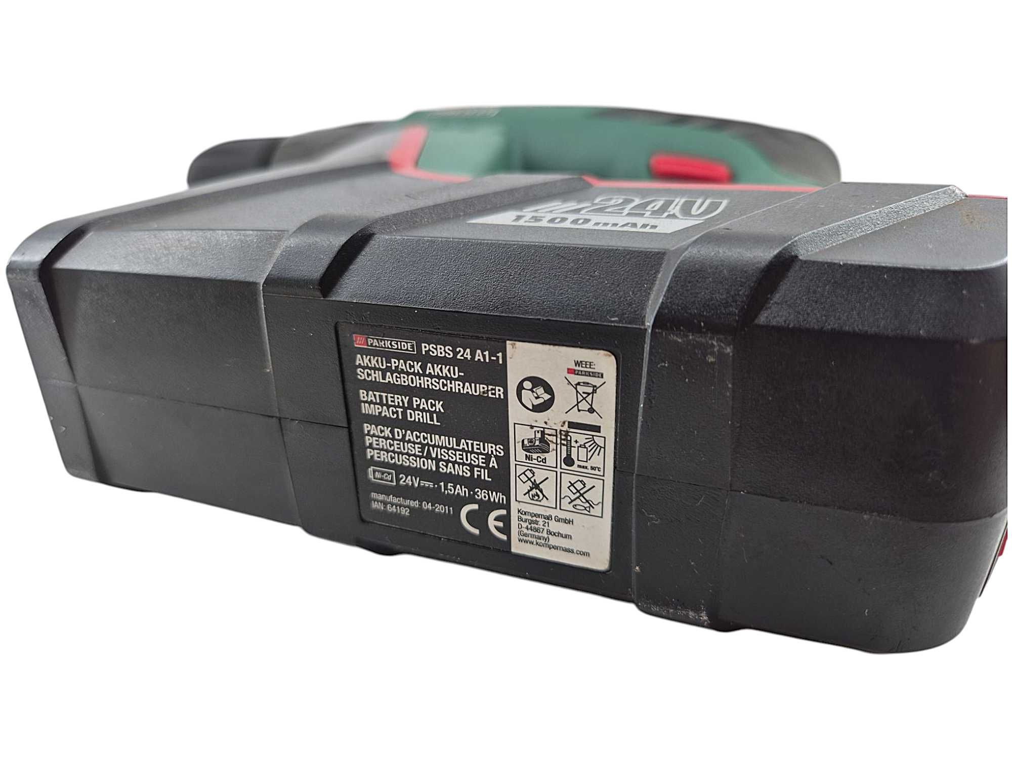 młotowiertarka parkside PSBS 24 A1