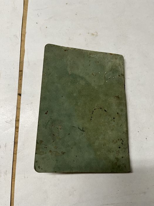 Stary dokument książeczka oszczędnościowa