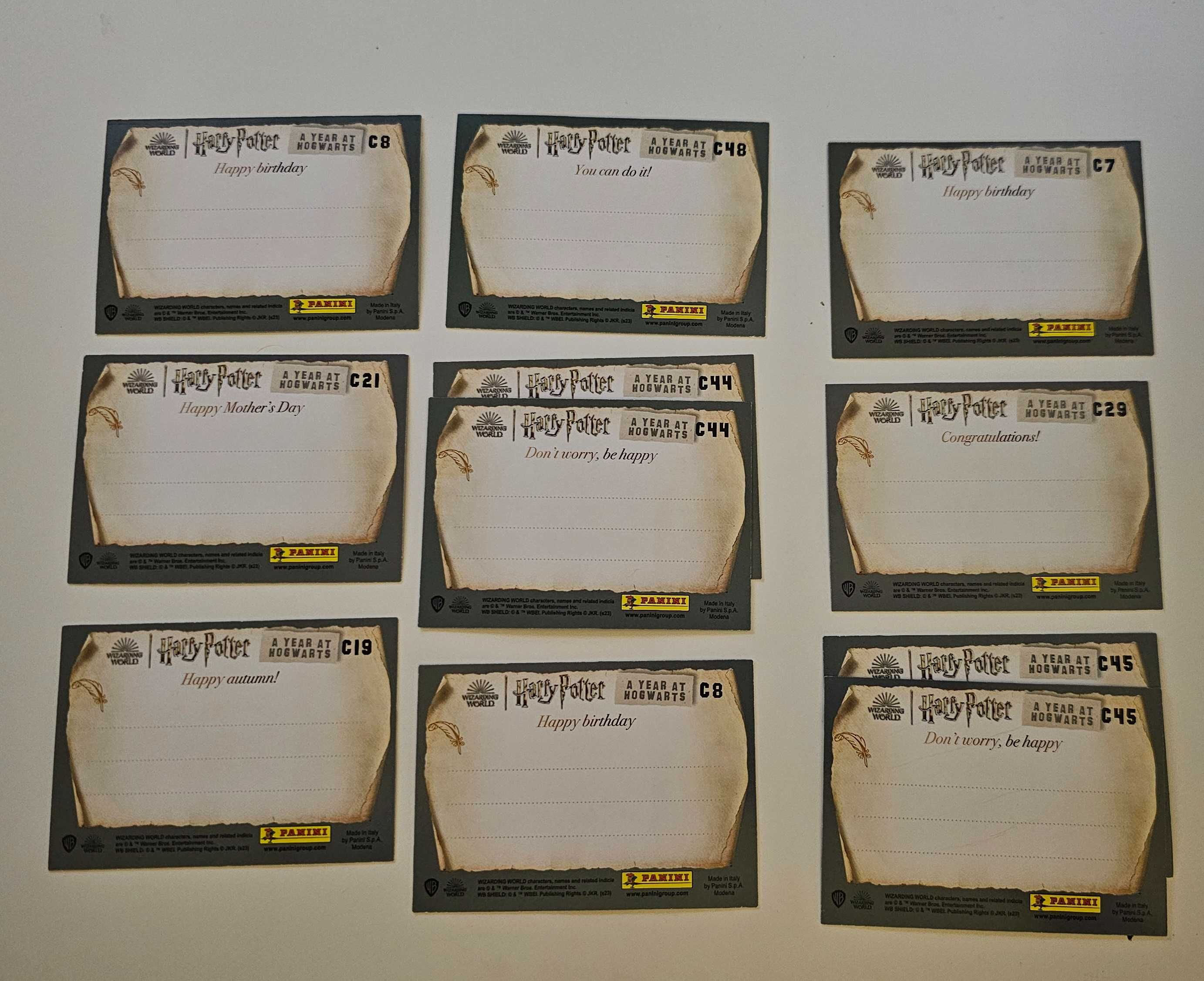Harry Potter cromos panini