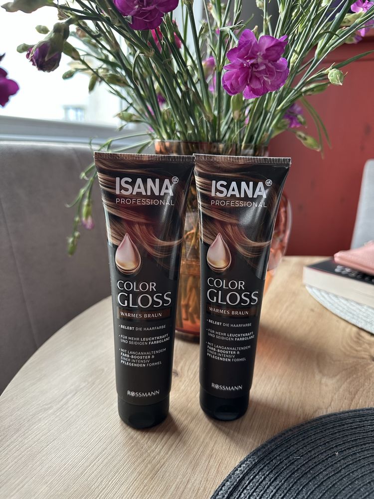 Isana Color Gloss Warm Brown odżywka toner do włosów