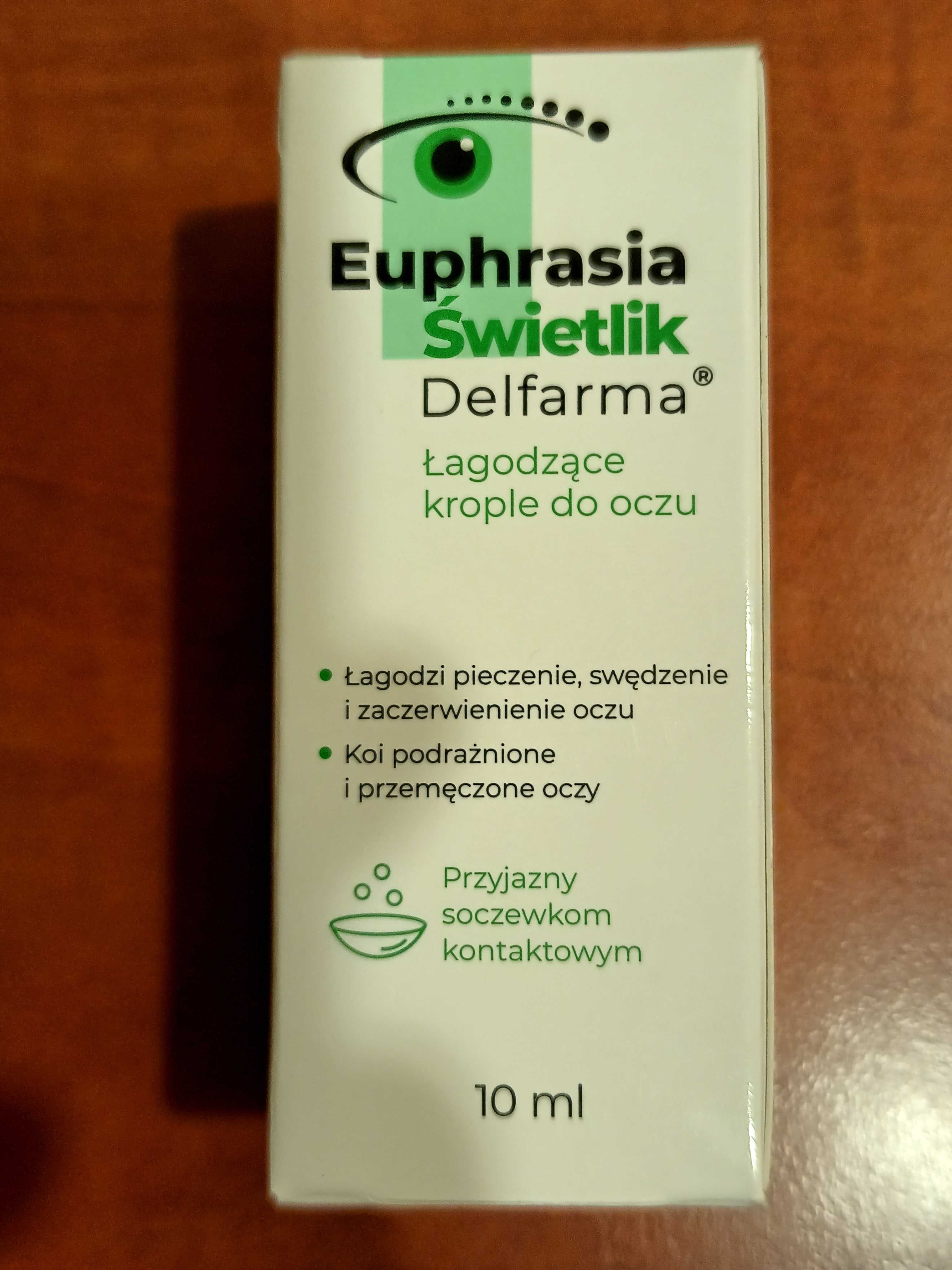Euprasia Świetlik krople do oczu podrażnione zaczerwienione oczy 10 ml