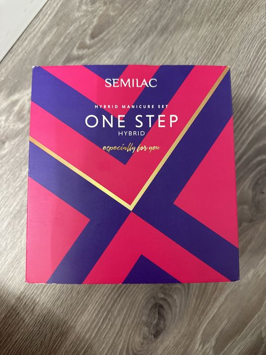 semilac Zestaw One Step Hybrid lampa lakier olejek polerka nowy