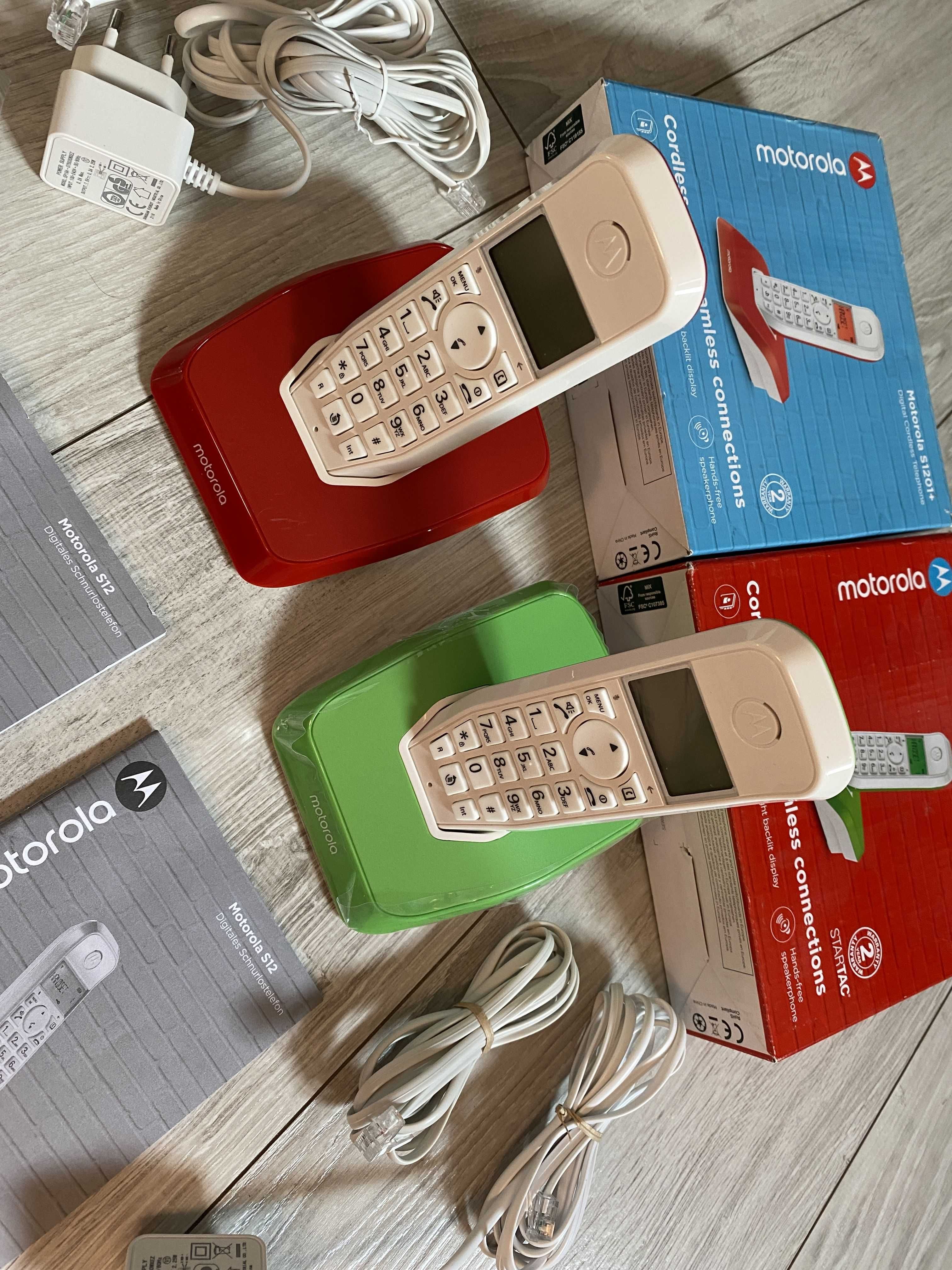 Motorola S120+ dwa telefony bezprzewodowe