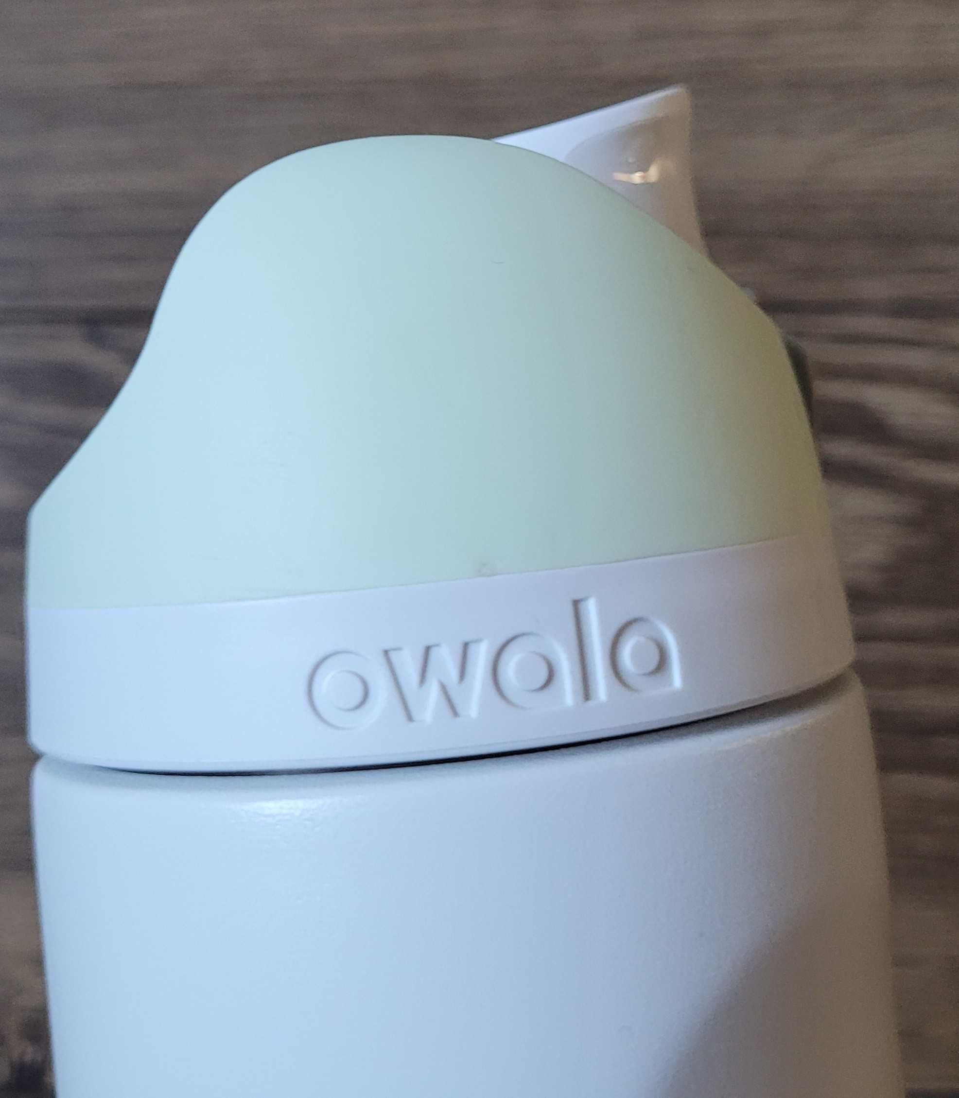 butelka termiczna bidon Owala FreeSip 710ml stalowa z rurką biała BDB