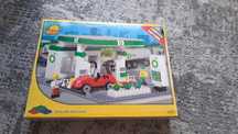 Klocko jak lego fimy Cobi stacja benzynowa bp lub domek