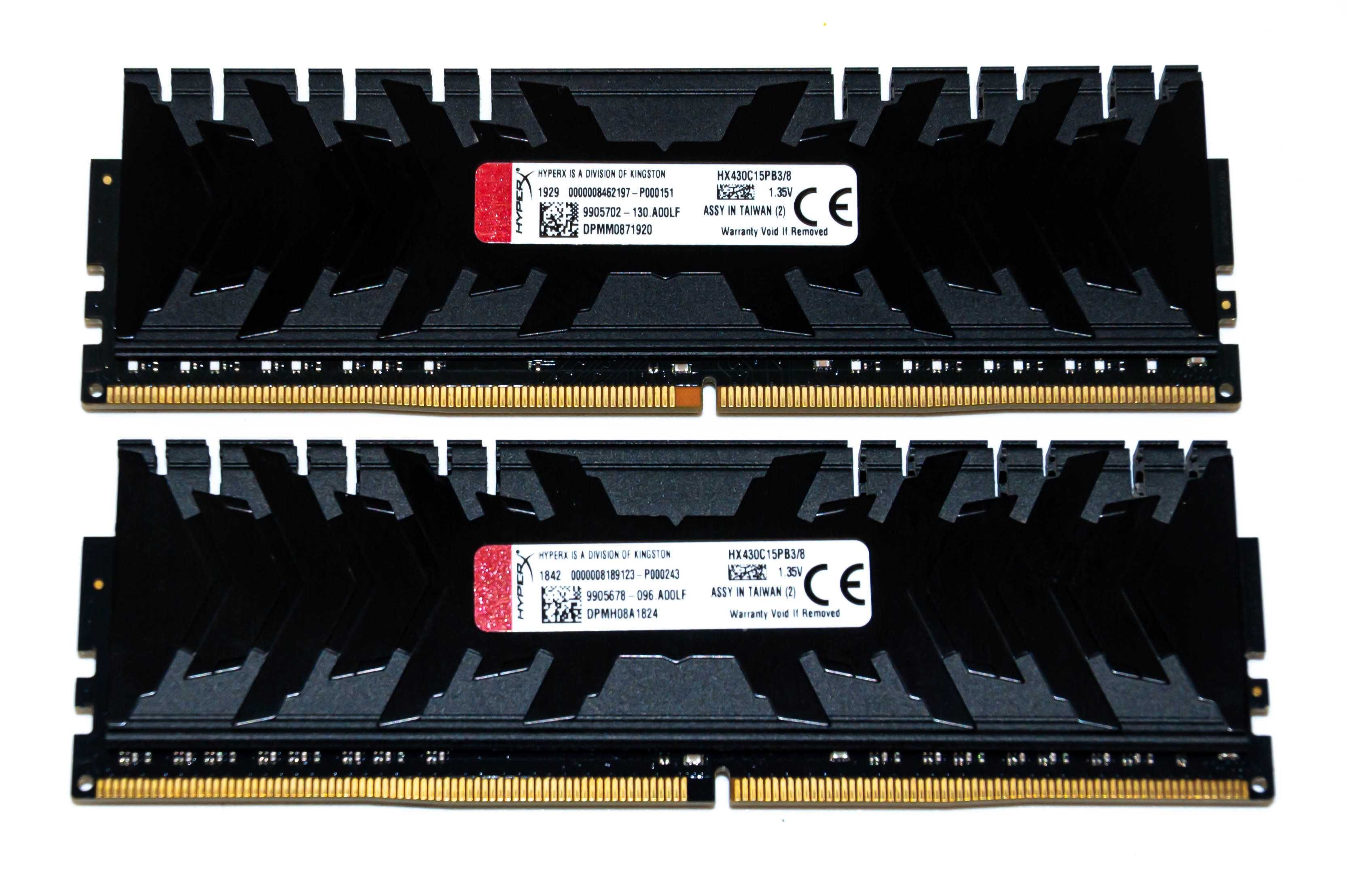 RAM HyperX Predator 16GB 2X8GB DDR4 3000MHz CL15 1.35V