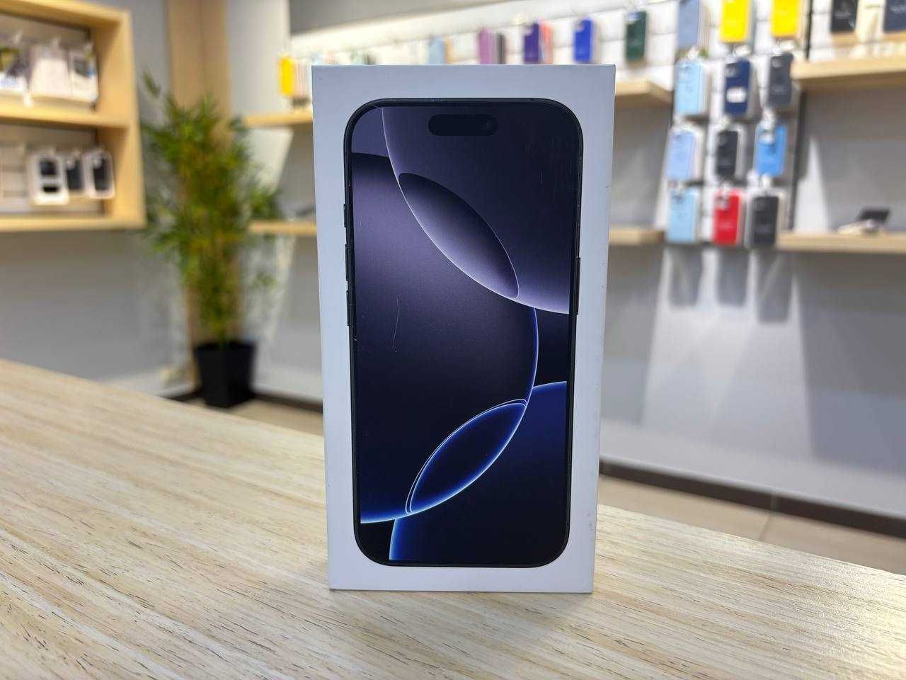 /12727/ NEW iPhone 16 Pro 256GB Black Titanium Обмін Гарантія