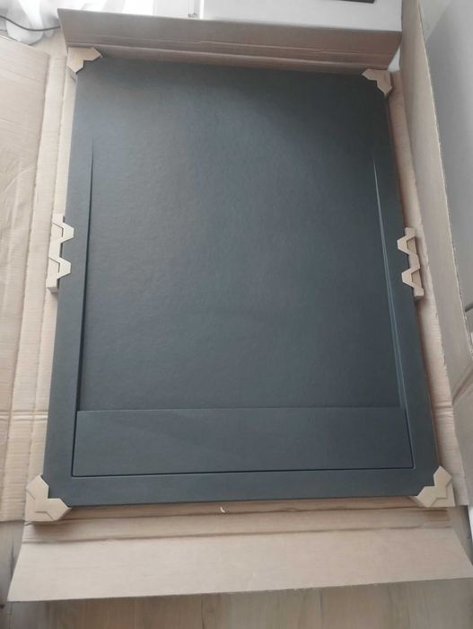 Brodzik z konglomeratu Radaway Teos F 120x90 antracytowy