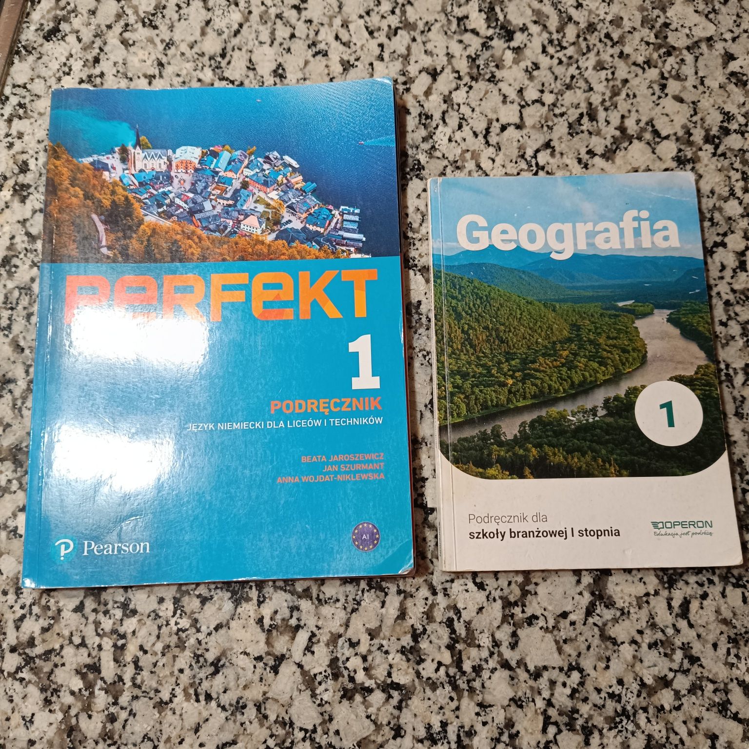 Podręczniki Niemiecki i Geografia szkoła branżowa pierwszego stopnia k