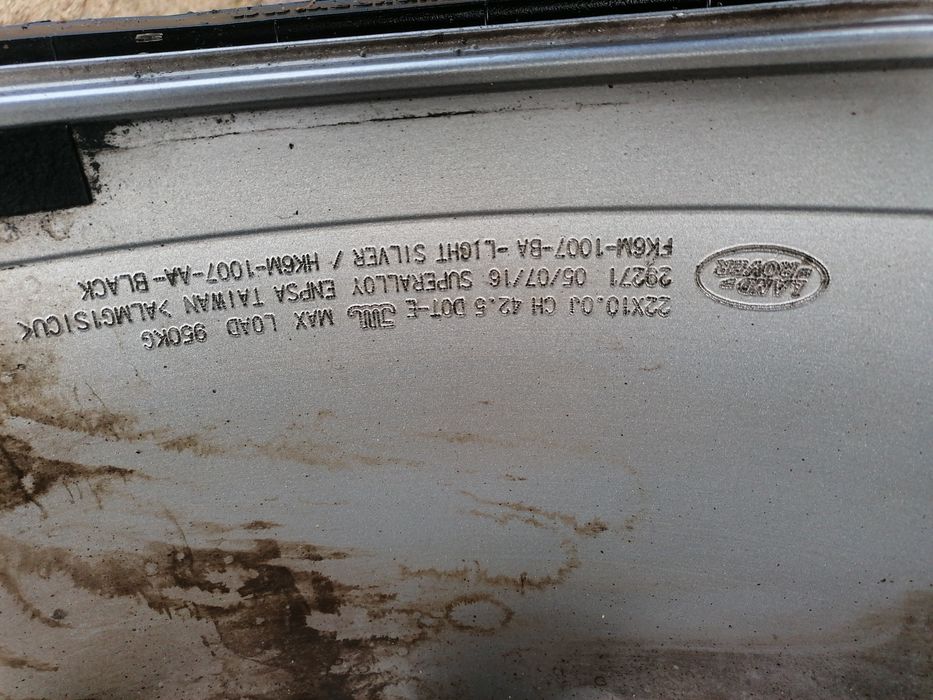 Alufelga R22 5x120 Original Land Rover Range Sport 10J ET42,