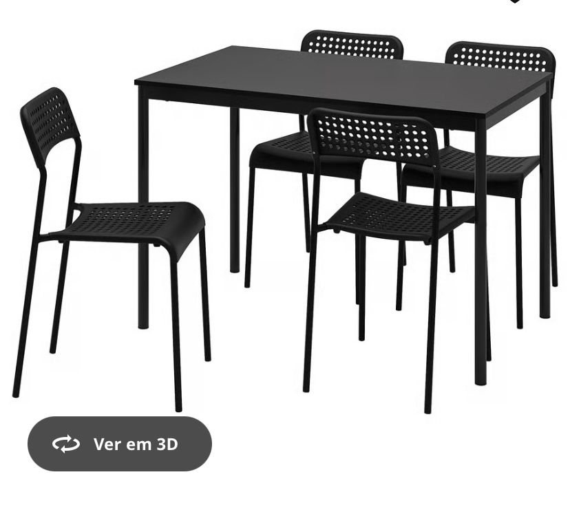 Vendo mesa e 4 cadeiras