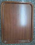 Bandeja Madeira rectangular laminada  - 36 x 46 cm -