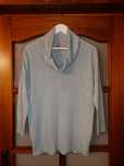 Sweter z golfem 100%kaszmir L