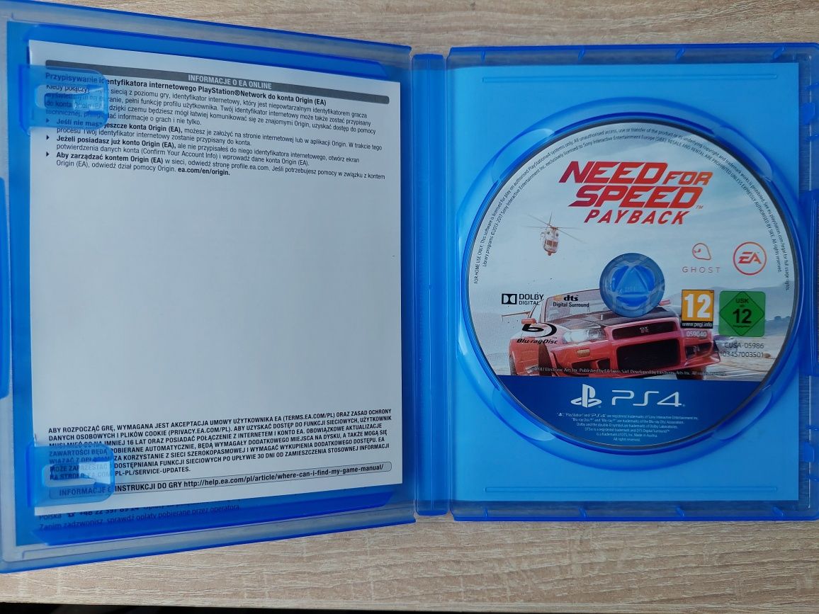 Gra Need For Speed Payback PS4