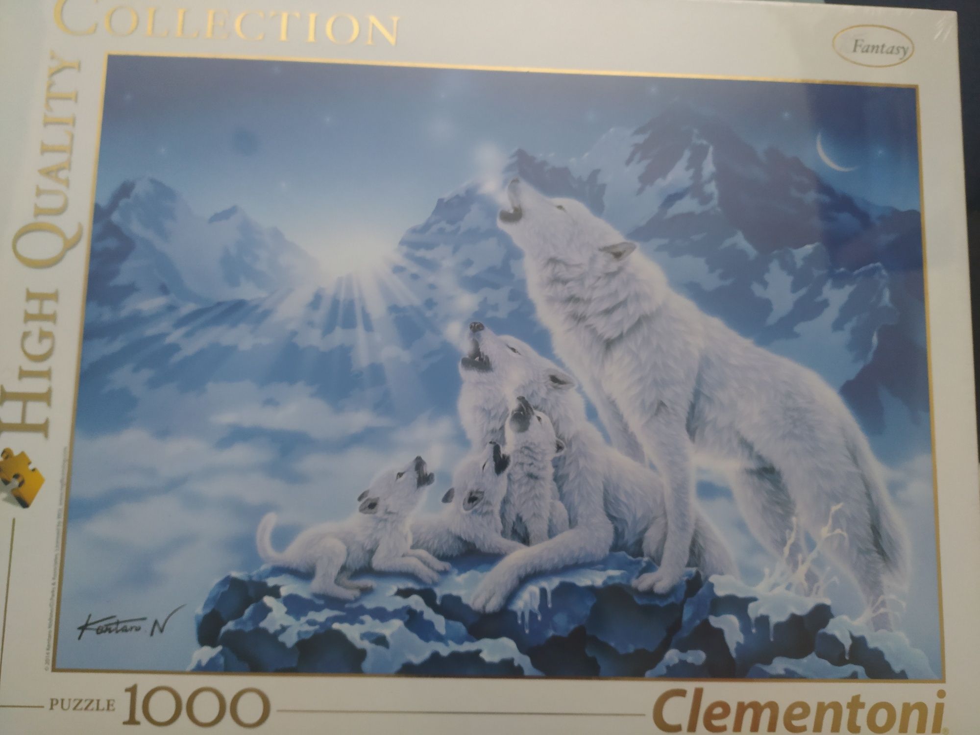 Wilki puzzle Clementoni High Quality Collection Fantasy 1000 NOWE