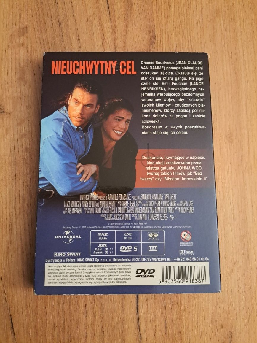 Nieuchwytny Cel- Van Damme- Film Dvd Polski Lektor Unikat