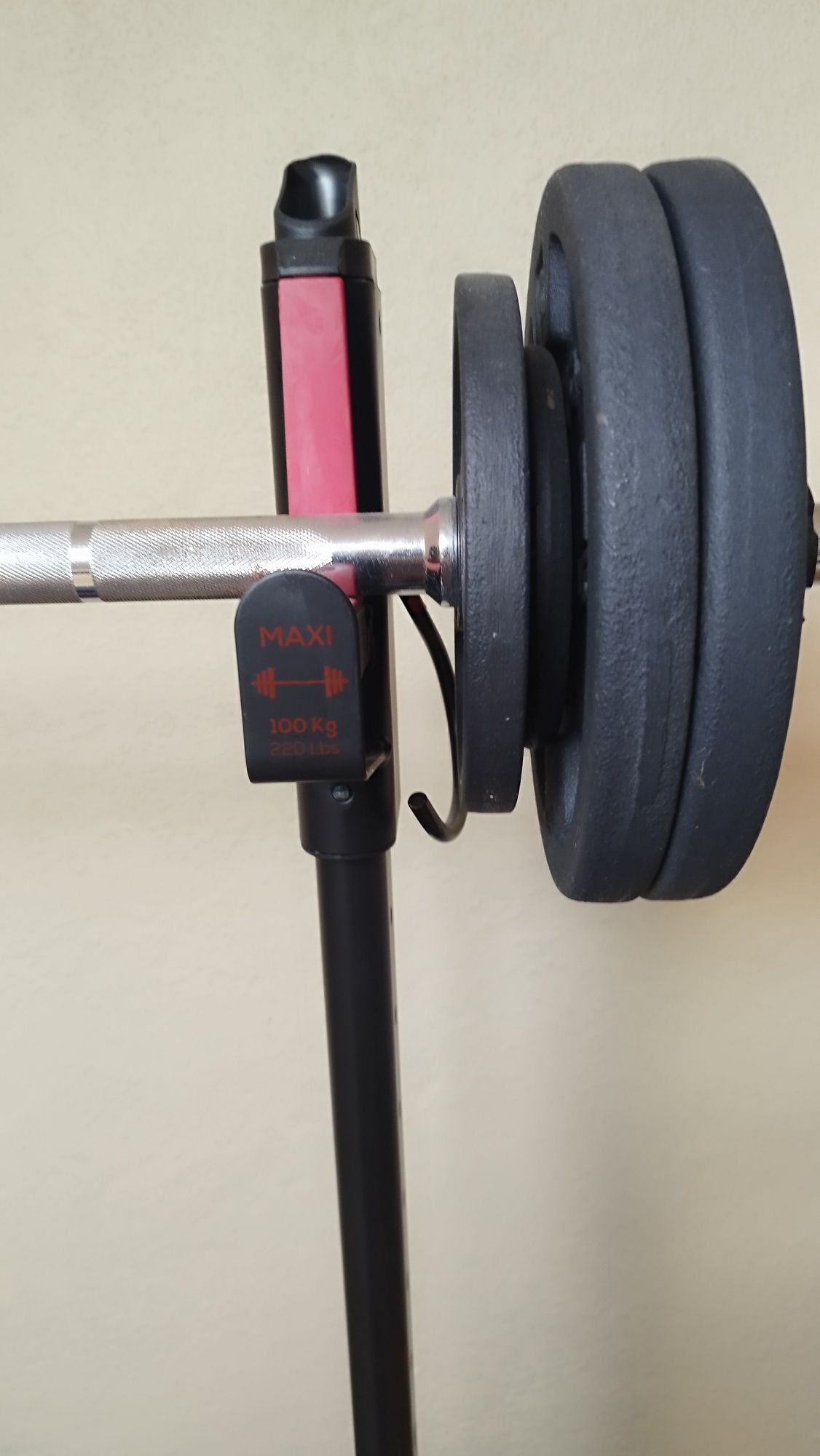 Musculação - Barras e pesos