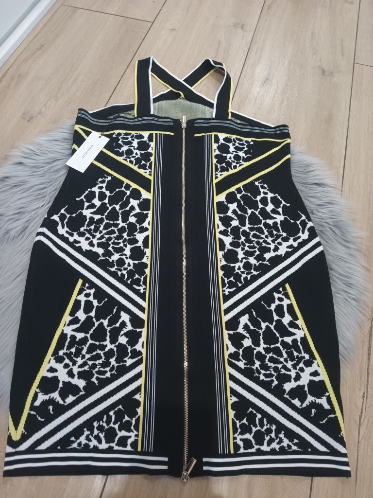 Dopasowana sukienka na lato Karen Millen typu halter 2XL/44 plus size