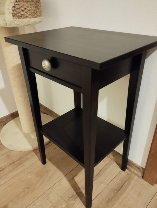 2 Stoliki drewniane hemnes, szafki nocne ikea