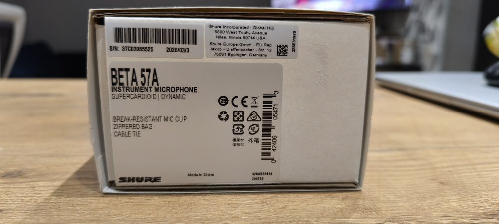 Mikrofon dynamiczny Shure beta 57A