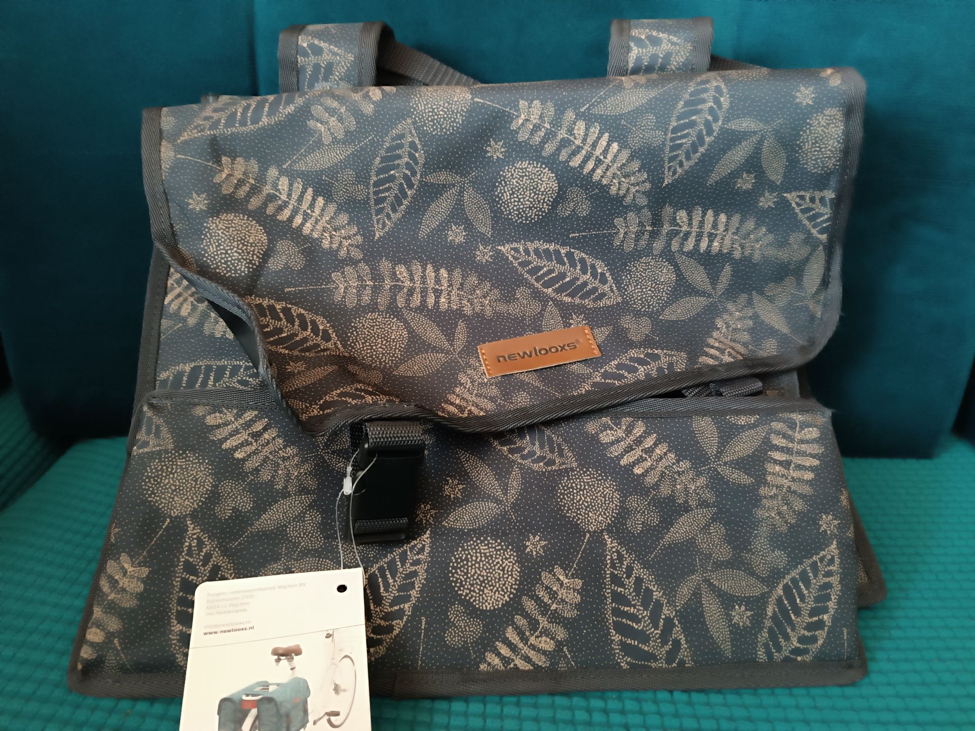 Sakwa, torba rowerowa NewLooxs Fiori Double