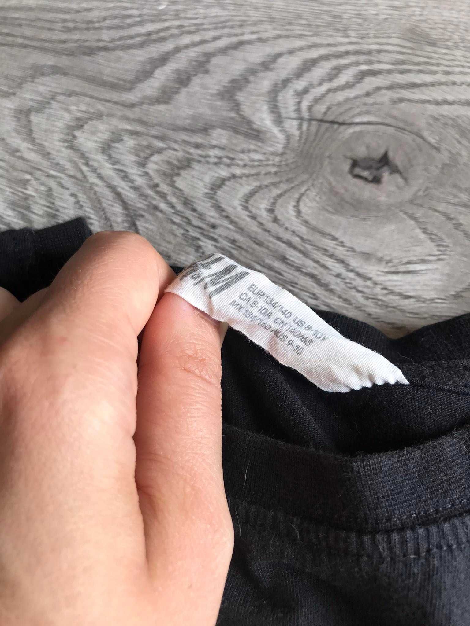 Koszulka Czarna H&M 8-10 lat