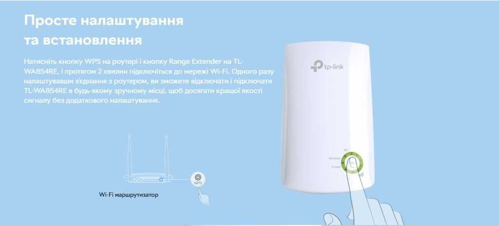 Ретранслятор TP-LINK TL-WA854RE Б/В