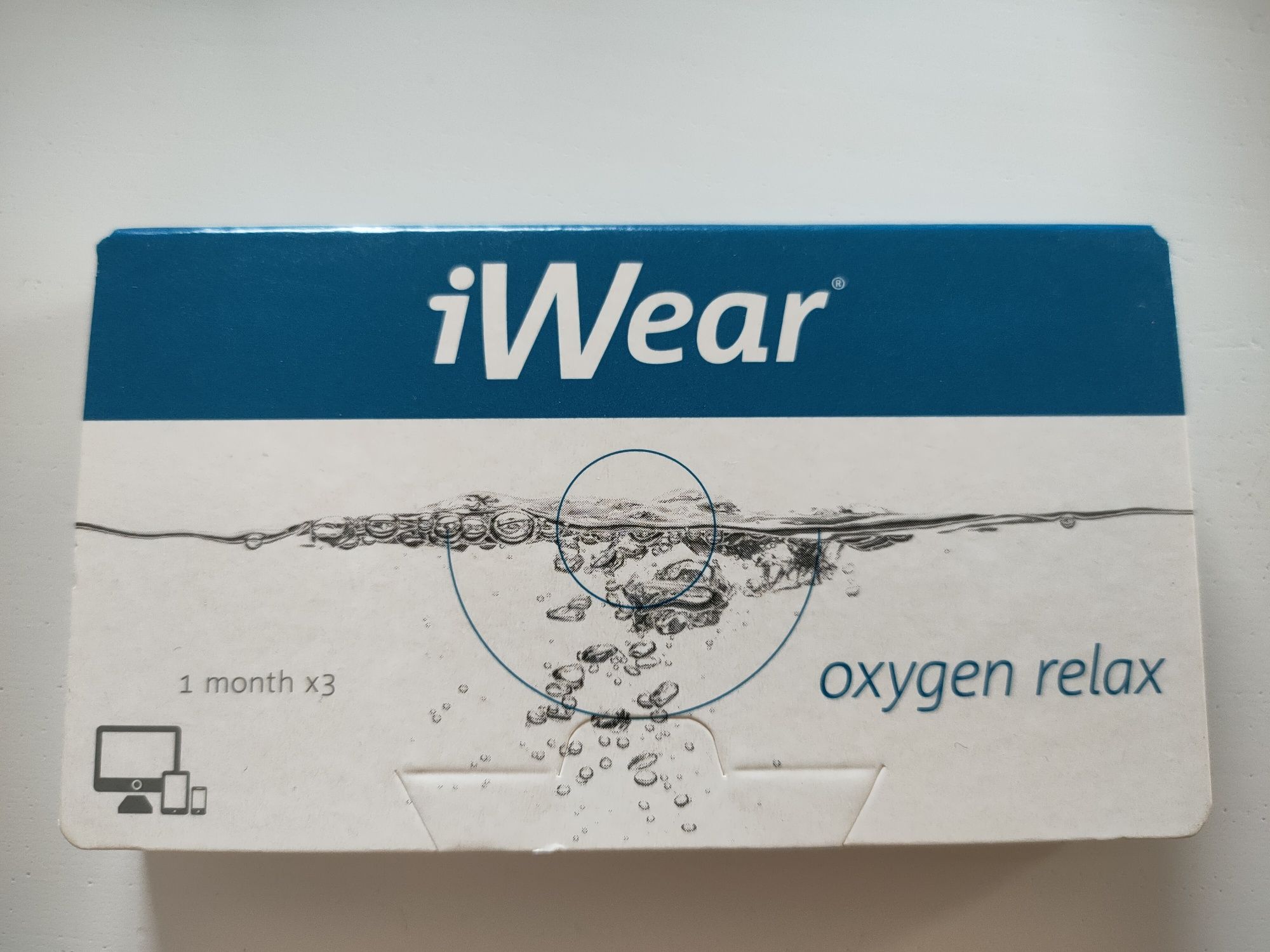 Soczewki iWear oxygen relax -0,50 5 szt.