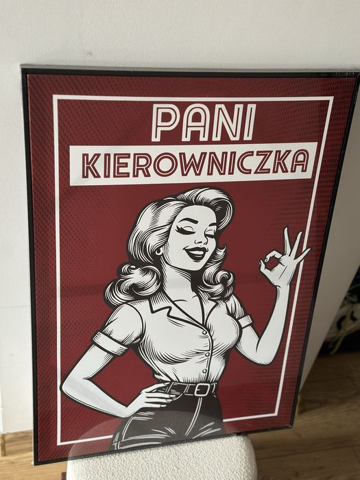 Plakat ścienny Pani kierowniczka SMUKEE 50x70