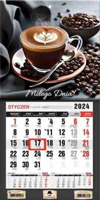 Kalendarz 2024 jednodzielny mini z mag. Kawa