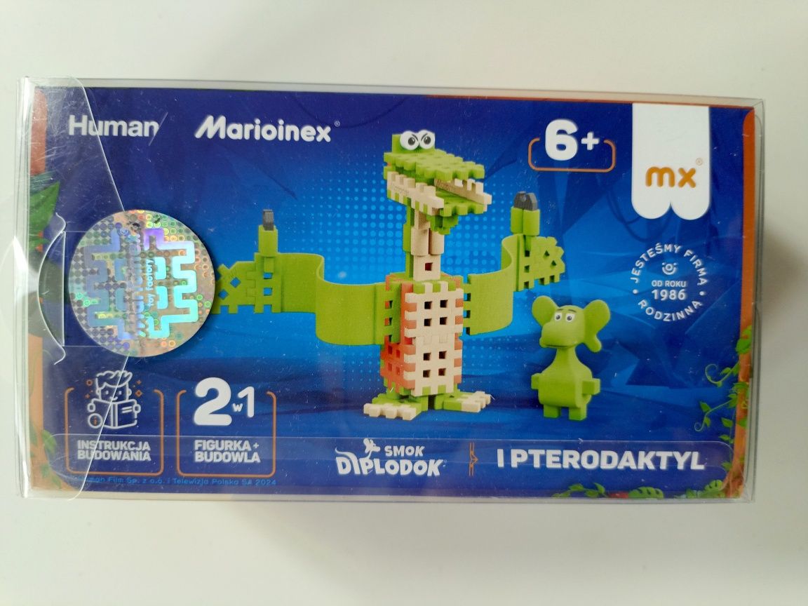 Klocki Marioinex Smok Diplodok i Pterodaktyl
