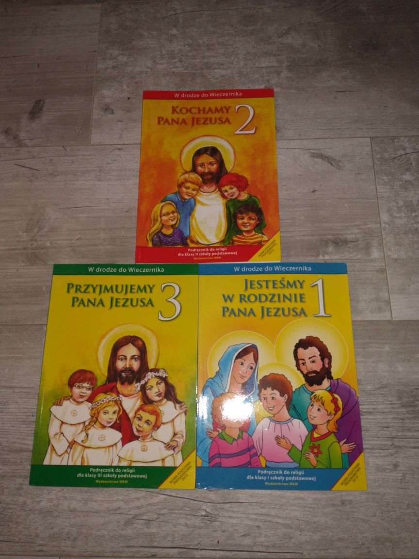 Książki do religii 1, 2,3 klass