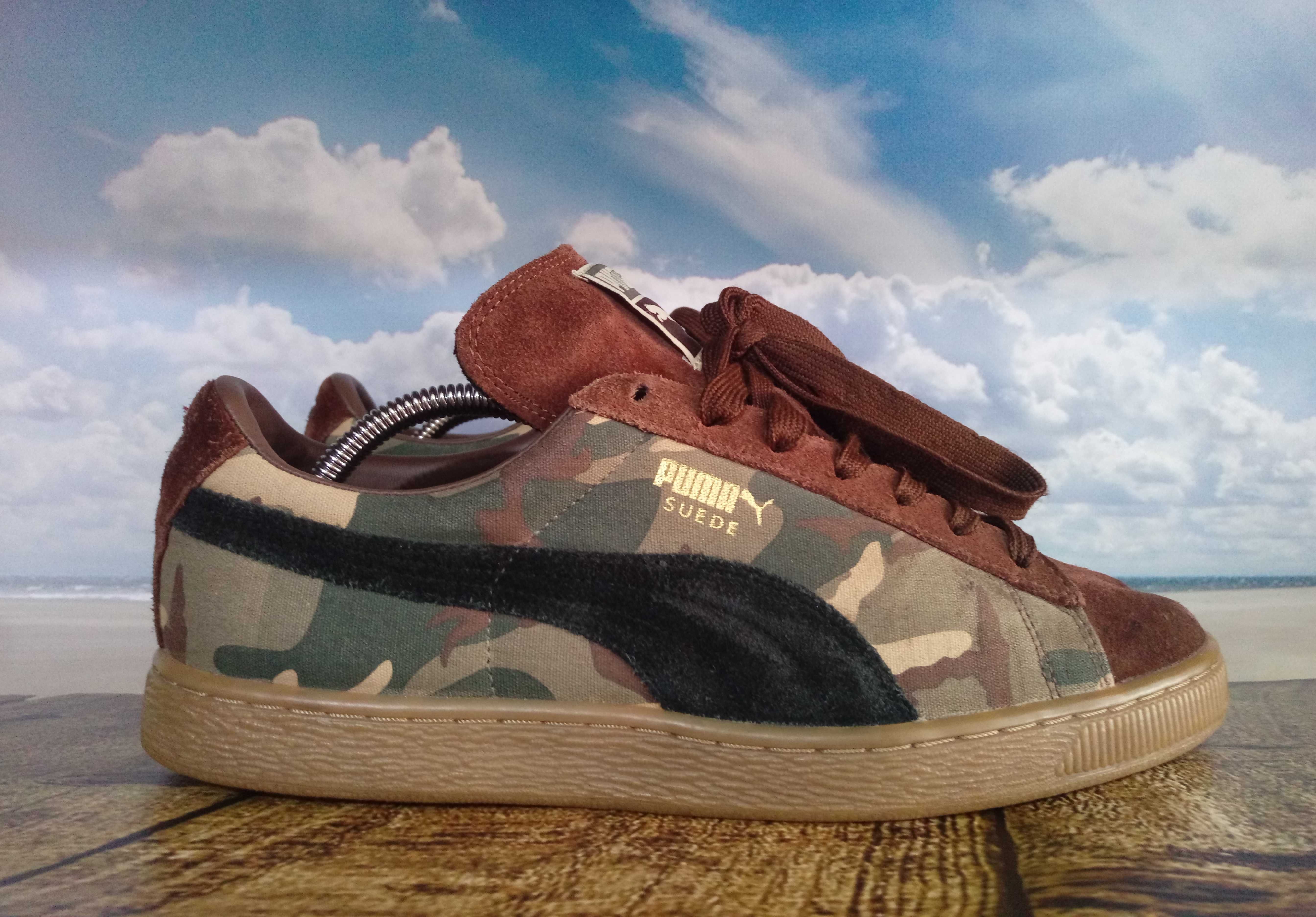 Оригінал Puma Suede Camo камуфляж р.44 спортивні кросівки кеди