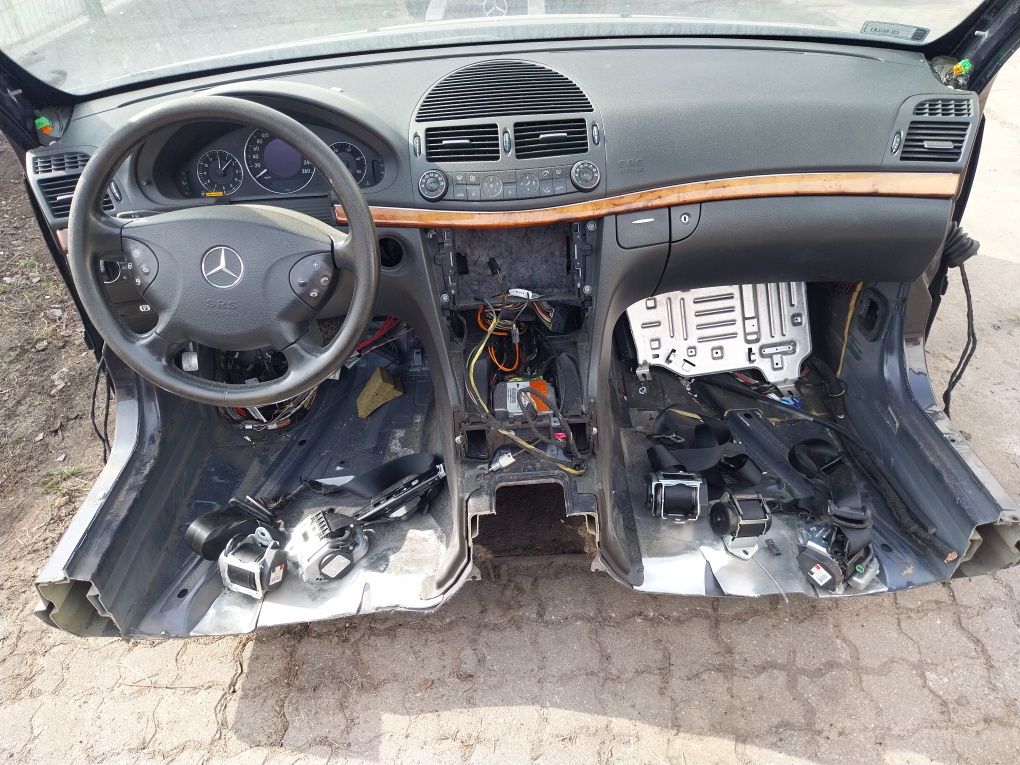 Mercedes w211 deska konsola kokpit Pasy poduszka airbag KPL