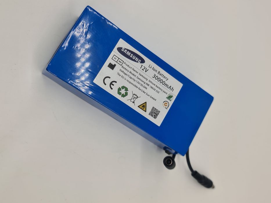 Bateria Li-ion 12V 30000mAh - nova