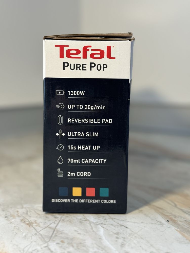НОВИЙ ! Ручний відпарювач для одягу Tefal PURE POP GREEN DT2024E1