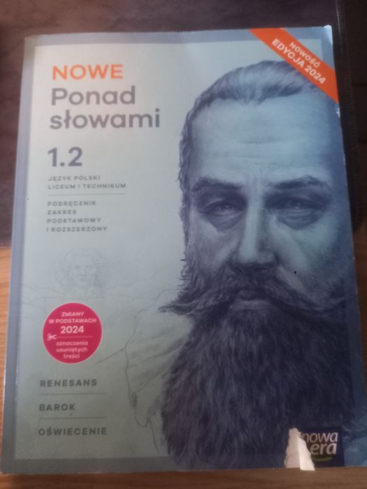 nowe ponad słowami podręcznik język polski 1.2