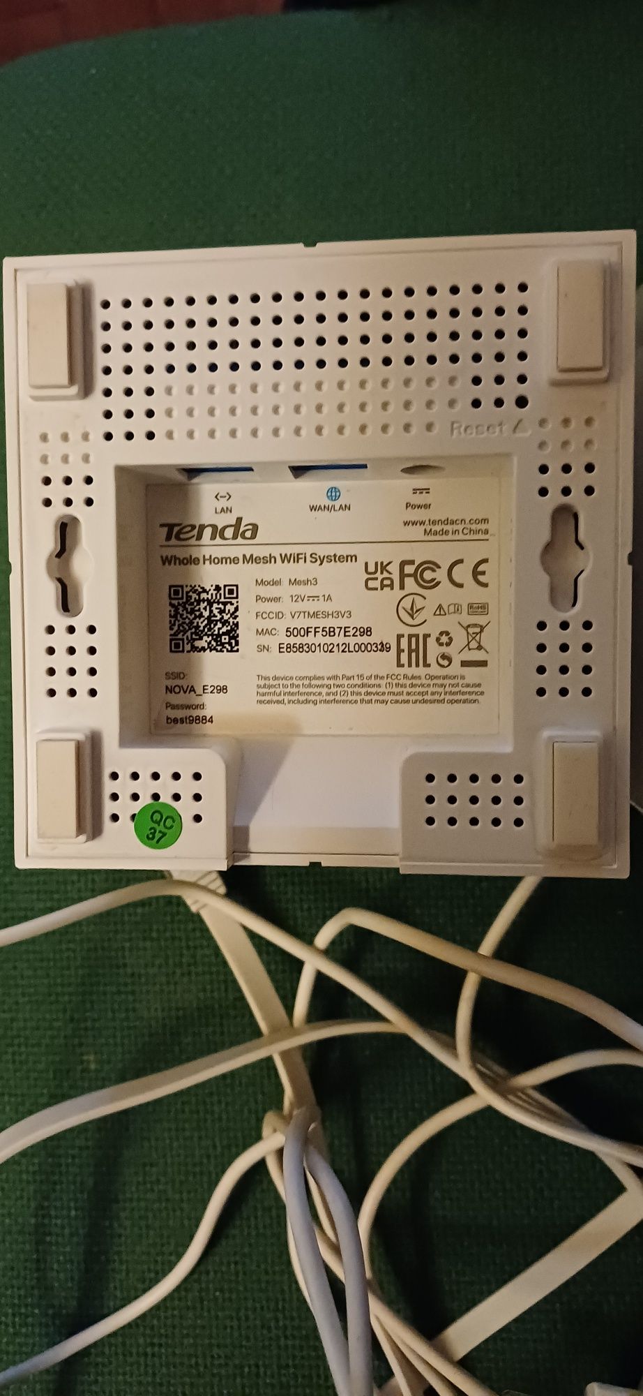 Sistema Wi-Fi Mesh Dual Band Gigabite conjunto de 2 unidades