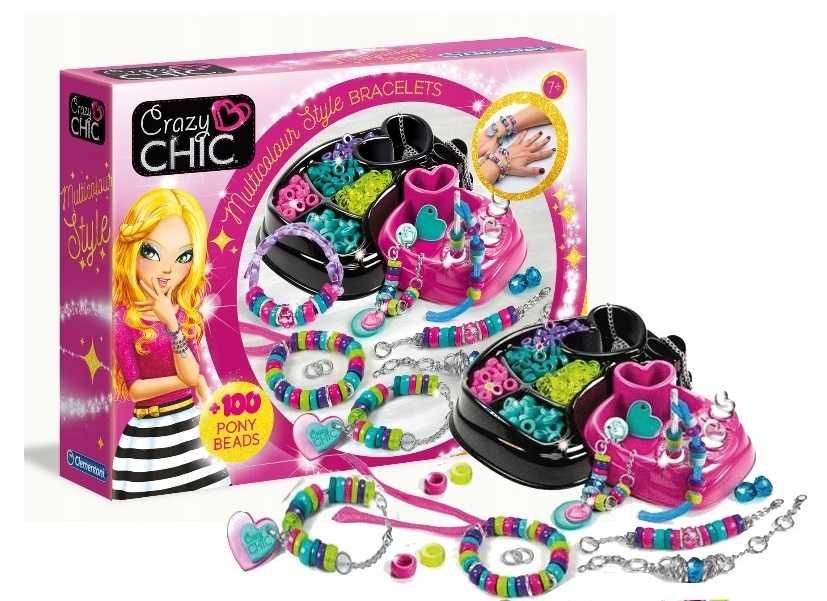 Clementoni 78415 CRAZY CHIC Kolorowe Bransoletki