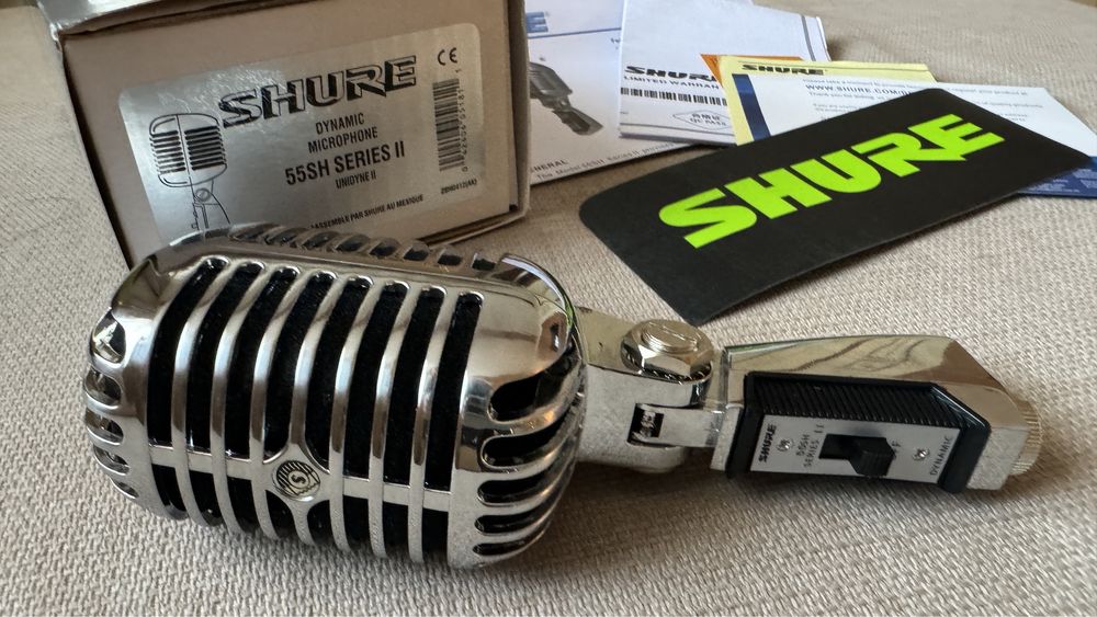 Shure SH55 Series II, новий легендарний вокальний мікрофон