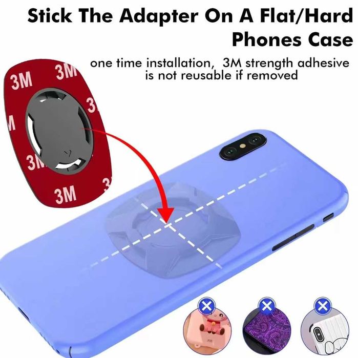 Suporte de Telemóvel Moto ou Bicicleta Tipo Quad Lock