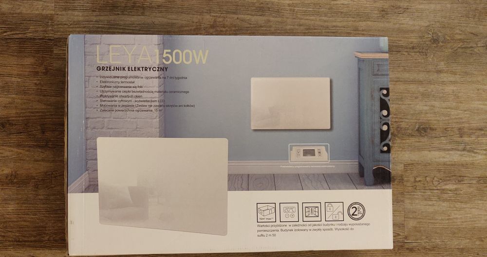 Grzejnik elektryczny LEYA 1500W