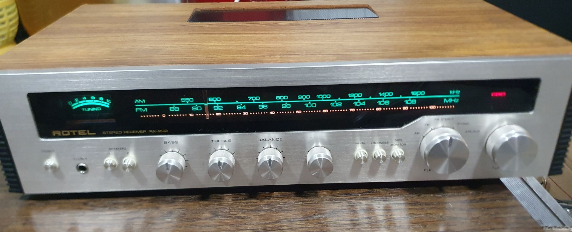 Rotel RX-202 amplituner Vintage