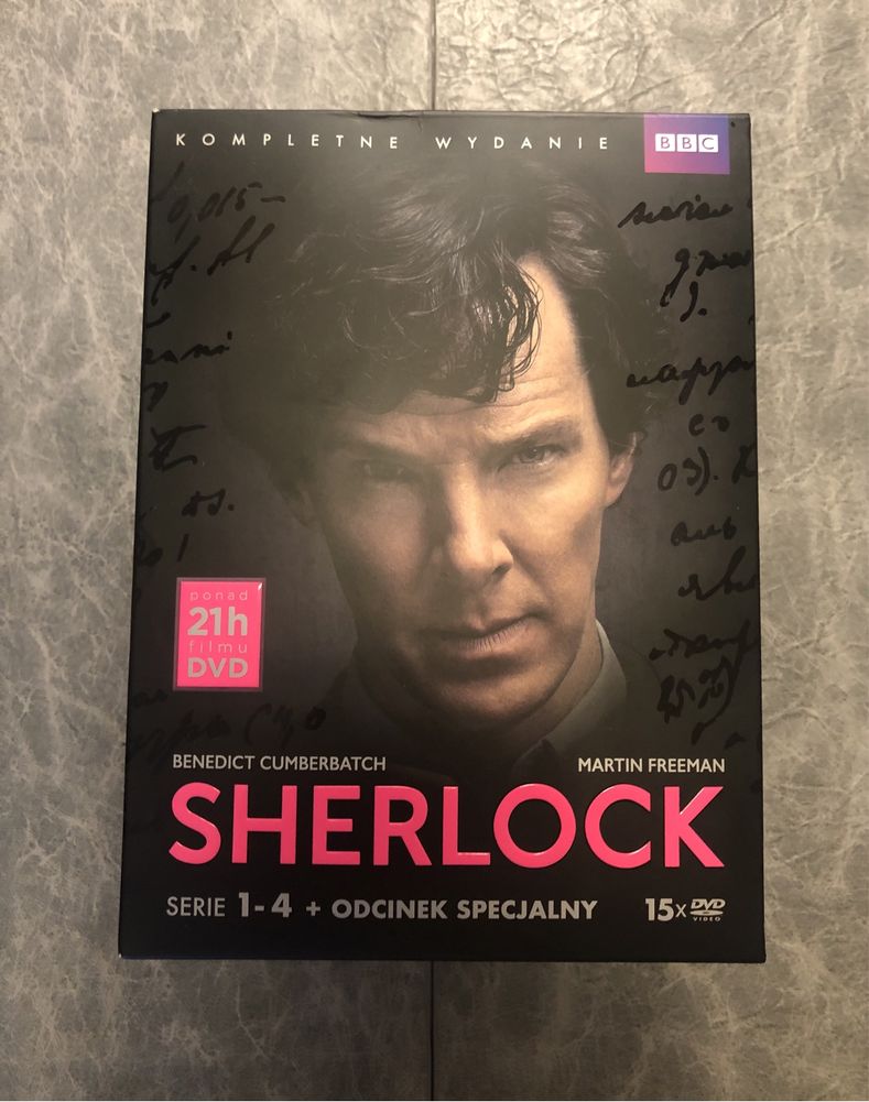 DVD Sherlock serie 1-4 plus odcinek specjalny