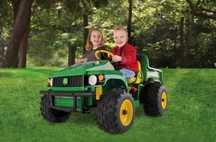 Autko John Deere NA LICENCJI 12V/9Ah + pokrowiec - EKSTRAZABAWKI.PL