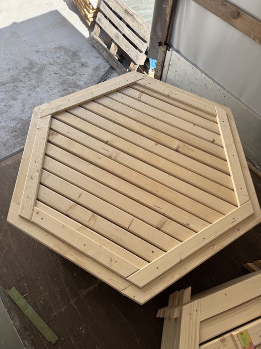 Studnia zabudowa drewno